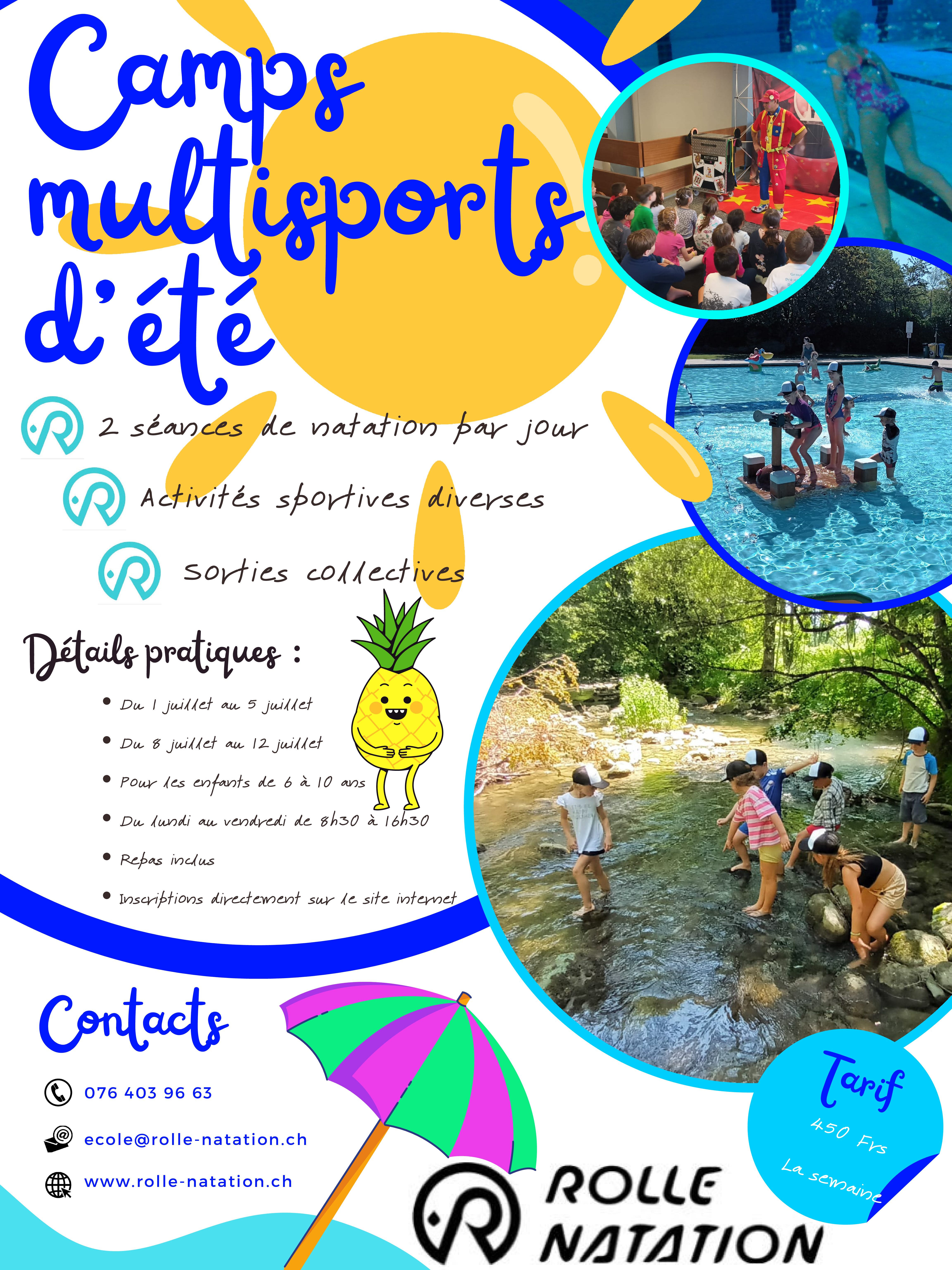 Flyer camps multisports d’été